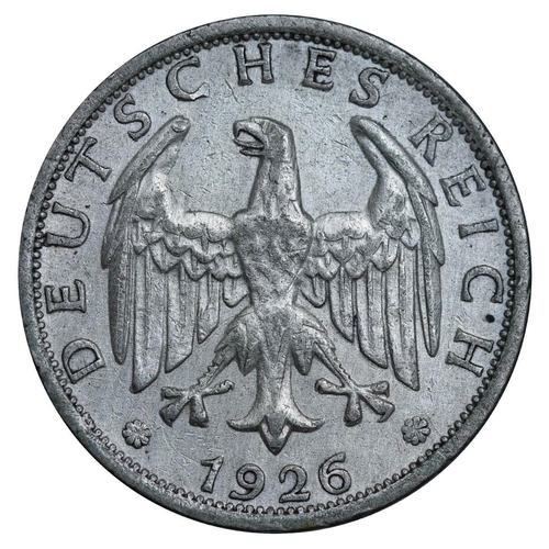 310 - Germany, Weimar Republic (1918-1933), 2 reichsmark, 1926 year, Silver, 10 gr ,KM#45