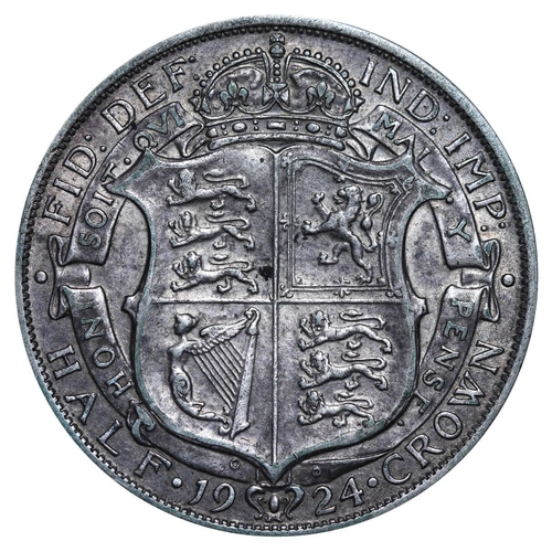 318 - United Kingdom, King George V (1910-1936), Â½ crown, 1924 year, Silver, 14,14 gr, KM#818.1a