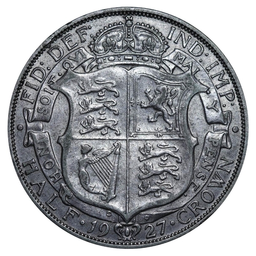 319 - United Kingdom, King George V (1910-1936), Â½ crown, 1927 year, Silver, 14,14 gr, KM#830