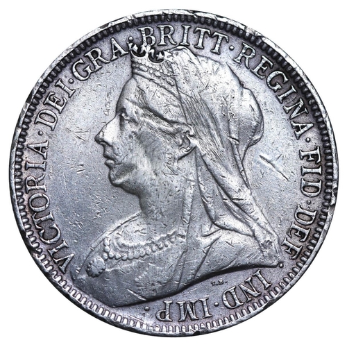 322 - United Kingdom, Queen Victoria (1837-1901), 1 florin, 1899 year, Silver, 11,31 gr, KM#781