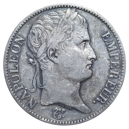 336 - France, Emperor Napoleon I (1804-1814,1815), 5 francs, 1811 year, Silver, 25 gr, GAD#584, Lettering:... 