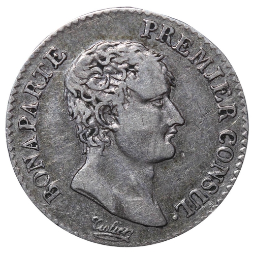 351 - France, Emperor Napoleon I (1804-1815), Â½ franc, 1803 year, Silver, 2,5 gr, GAD#394, Lettering: BON... 