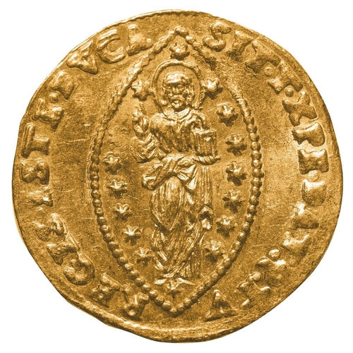 352 - Republic of Venice (Italian States), 1 zecchino, 1684-1688 years, Gold, 3,494 gr, KM#385