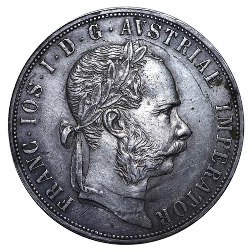 363 - Austria, Emperor Franz Jozeph I (1848-1916), 2 florin, 1883 year, Silver, 24,69 gr, KM#2233