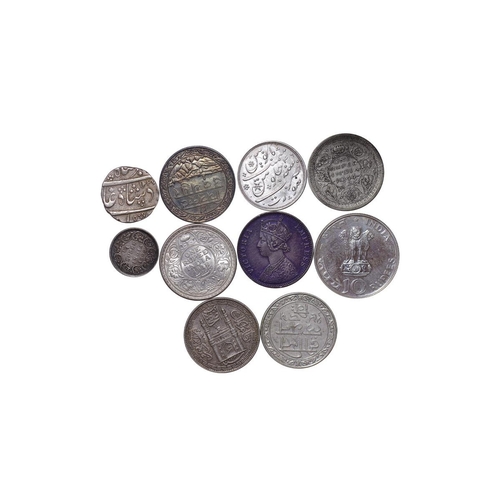 366 - Bombay Presidency (British India), 1 rupee, 1215 (1832) year, Silver, 11,59 gr, KM#224, Princely sta... 