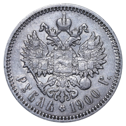 65 - Russian Empire, Emperor Nicholas II (1894-1917), 1 rouble, 1900 year, Silver, 20,gr, Y#59.3, bitkin ... 