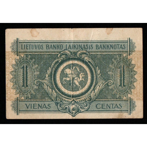 1003 - Lithuania, 1 Centas, 1922 year