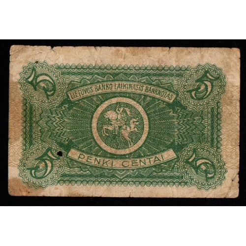 1004 - Lithuania, 5 Centai, 1922 year