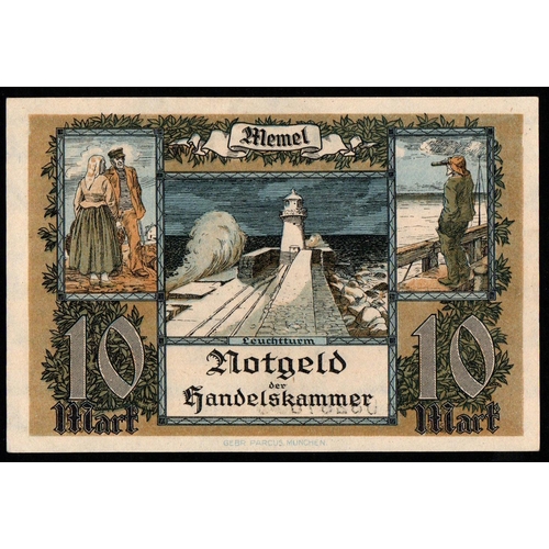 1074 - Memel, 10 Mark, 1922 year, N.082875