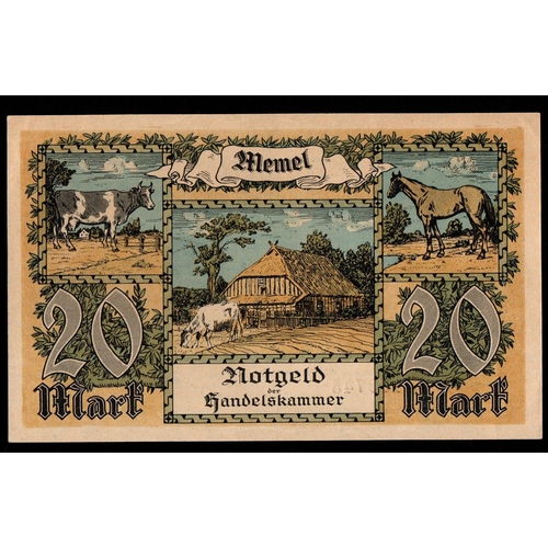 1076 - Memel, 20 Mark, 1922 year, N.139743