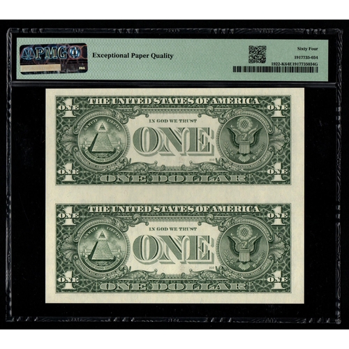 1400 - $1 1995 Federal Reserve Note Dallas Fr#1922-K (KB Block) Withrow | Rubin |FW S/N K99365072/99390072B... 