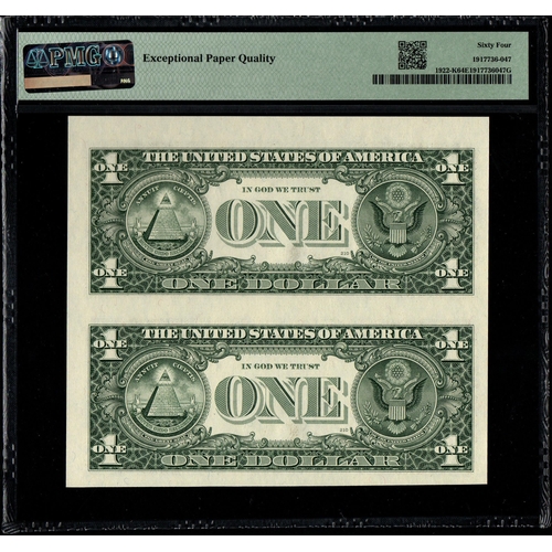 1401 - $1 1995 Federal Reserve Note Dallas Fr#1922-K (KB Block) Withrow | Rubin | FW S/N K99615072/99640072... 