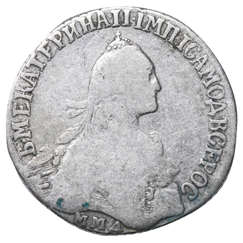 141 - Russian Empire, Empress Catherine II (1762-1796), 20 kopecks, 1764-1775 years, Silver, 4,77 gr