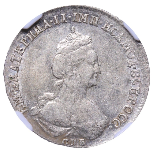 142 - Russian Empire, Empress Catherine II (1762-1796), 20 kopecks, 1778 year, Silver, 4,77 gr, C#63b, bit... 