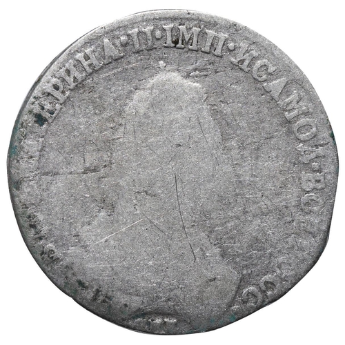 143 - Russian Empire, Empress Catherine II (1762-1796), 20 kopecks, 1778-1793 years, Silver, 4,77 gr