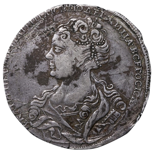 21 - Russian Empire, Empress Catherine I (1724-1727), 1 rouble, 1726 year, Silver, 28,44 gr, KM#168, bitk... 