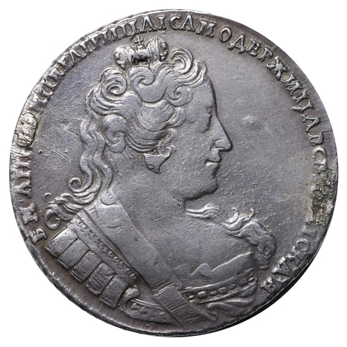 22 - Russian Empire, Empress Anna Ioannovna (1730-1740), 1 rouble, 1733 year, Silver, 25,85 gr, KM#192.2,... 