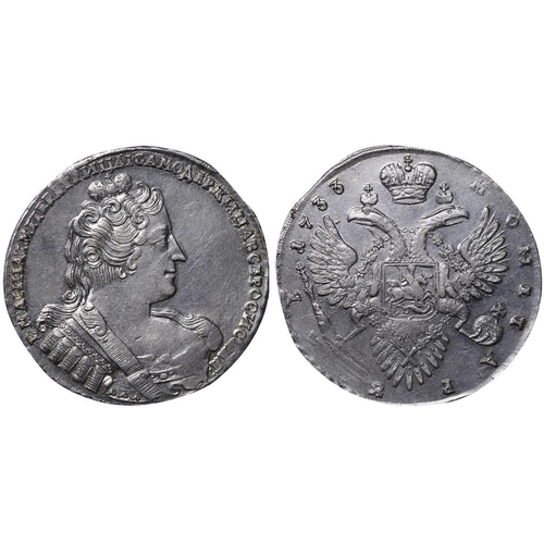 23 - Russian Empire, Empress Anna Ioannovna (1730-1740), 1 rouble, 1733 year, Silver, 25,85 gr, KM#192.2,... 