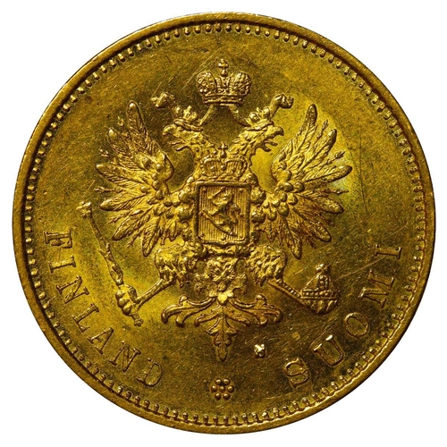 301 - Russian Empire, Finland, Emperor Alexander II (1855-1881), 20 markkaa, 1880 year, Gold, 6,4516 gr, K... 