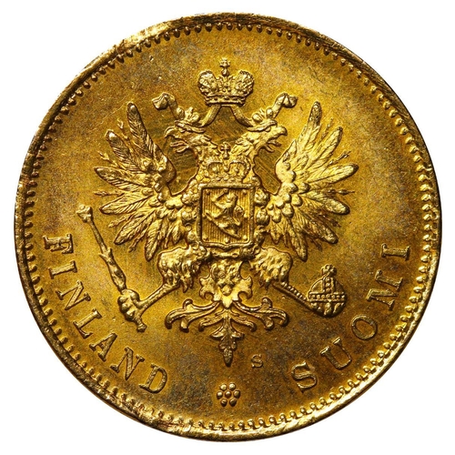 305 - Russian Empire, Finland, Emperor Nicholas II (1894-1917), 20 markkaa, 1913 year, Gold, 6,4516 gr, KM... 