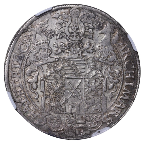 414 - Electorate of Saxony (German States), Prince elector Augustus I (1553-1586), 1 thaler, 1579 year, Si... 