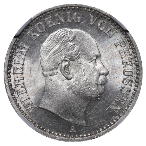 428 - Kingdom of Prussia (German States), King William I (1861-1888), ? thaler, 1868 year, Silver, 5,345 g... 