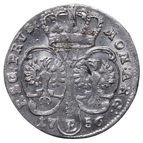 432 - Kingdom of Prussia (German States), King Frederick II the Great (1740-1786), 6 groscher, 1756 year, ... 