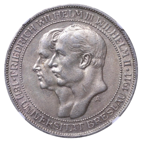 465 - Kingdom of Prussia (German States), King William II (1888-1918), 3 marks, 1911 year, Silver, 16,67 g... 