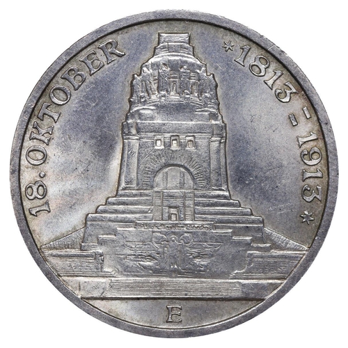 472 - Kingdom of Saxony (German States), Frederick Augustus III (1904-1918), 3 marks, 1913 year, Silver, 1... 