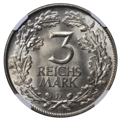 476 - Germany (1871-1948), Weimar Republic (1918-1933), 3 reichsmark, 1925 year, Silver, 15 gr, KM#46, 100... 