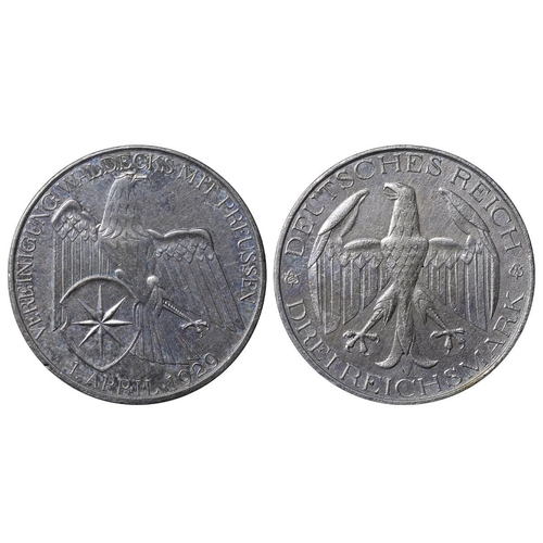 477 - Germany (1871-1948), Weimar Republic (1918-1933), 3 reichsmark, 1929 year, Silver, 15 gr, Vereinigun... 