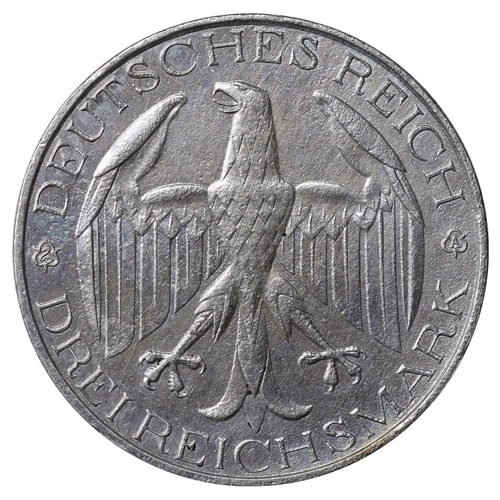 477 - Germany (1871-1948), Weimar Republic (1918-1933), 3 reichsmark, 1929 year, Silver, 15 gr, Vereinigun... 