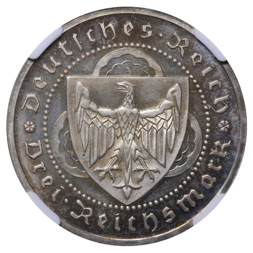 479 - Germany (1871-1948), Weimar Republic (1918-1933), 3 reichsmark, 1930 year, Silver, 15 gr, KM#69, 700... 