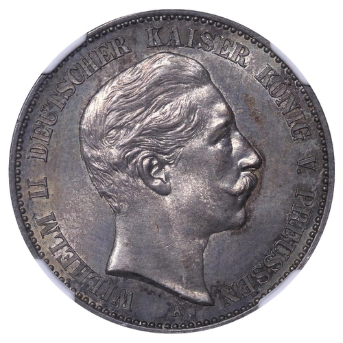 486 - Kingdom of Prussia (German States), King William II (1888-1918), 2 marks, 1888 year, Silver, 11,111 ... 