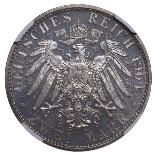 494 - Grand duchy of Mecklenburg-Schwerin (German States), Grand duke Frederick Francis IV (1897-1918), 2 ... 