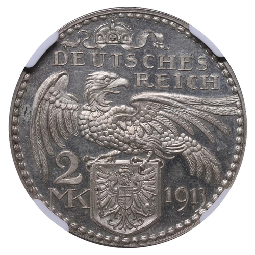 499 - Kingdom of Prussia (German States), King William II (1888-1918), 2 marks, 1913 year, Silver, 8,37 gr... 