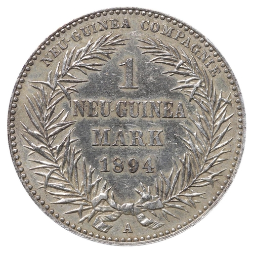 502 - Germany, New Guinea, Emperor William II (1888-1918), 1 mark, 1894 year, Silver, 5,556 gr, KM#5