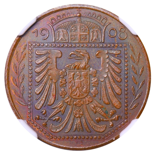 506 - Germany (1871-1948), Emperor William II (1888-1918), 25 pfennigs, 1908 year, Copper, 4,26 gr, Schaaf... 