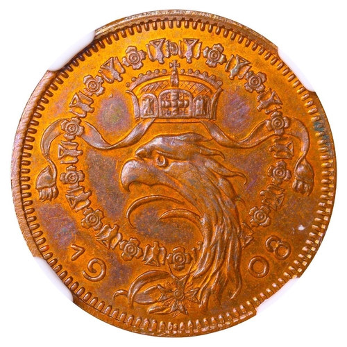 511 - Germany (1871-1948), Emperor William II (1888-1918), 25 pfennigs, 1908 year, Copper, 4,39 gr, In PF ... 