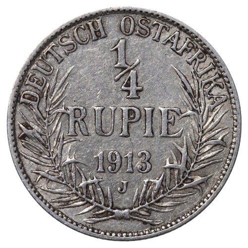 515 - German East Africa (Germany), Emperor William II (1888-1918), ¼ Rupee, 1907 year, Silver, 2,92 gr, K... 