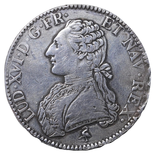 526 - France, King Louis XVI (1774-1792), ? ecu, 1776 year, Silver, 5,835 gr, GadR2#?356a, Dy royales# 170... 