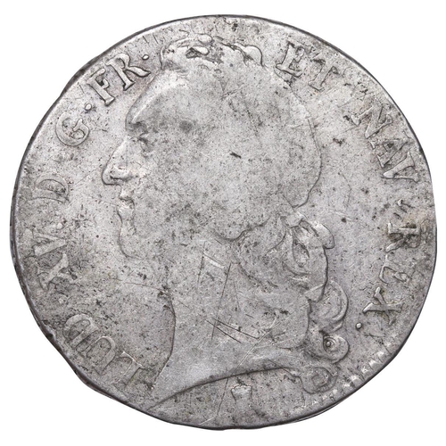 530 - France, King Louis XV (1715-1774), Ecu Au Bandeau, 1746 year, Silver, 29,488 gr,  GAD#322