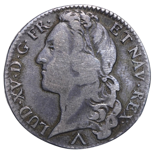 540 - France, King Louis XV (1715-1774), ½ ecu, 1758 year, Silver, 14,744 gr, Dy royales#?1681, Obverse:  ... 