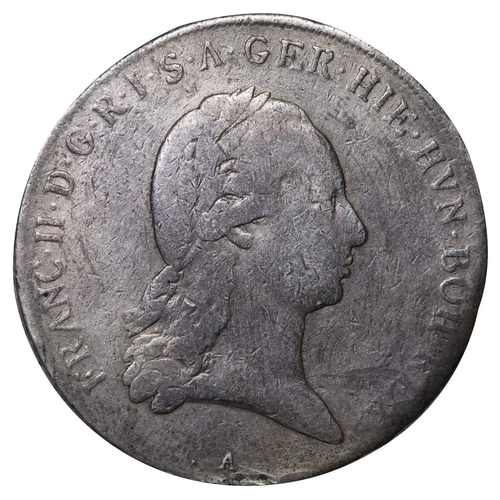 557 - Austrian Nederlands (Belgium), Emperor Francis II (1792-1795), 1/4 Kronenthaler,1793 year, Silver,