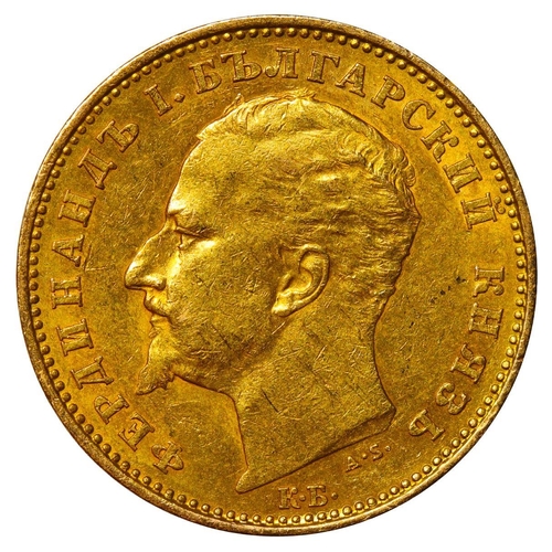 560 - Bulgaria, King Ferdinand I (1887-1918), 20 leva, 1894 year, Gold, 6,4516 gr, KM#20