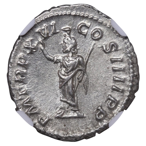 565 - Roman Empire, Emperor Caracalla (198-217), 1 Denarius, Silver, Period: Ancient time