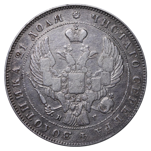 57 - Russian Empire, Emperor Nicholas I (1825-1855), 1 rouble, 1840 year, Silver, 20,73 gr, C#168.1, bitk... 