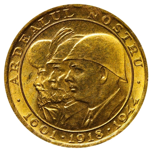 580 - Romania, King Michael I (1927-1930, 1940-1947), 20 lei, Historical Medal, Liberation day of Nothern ... 