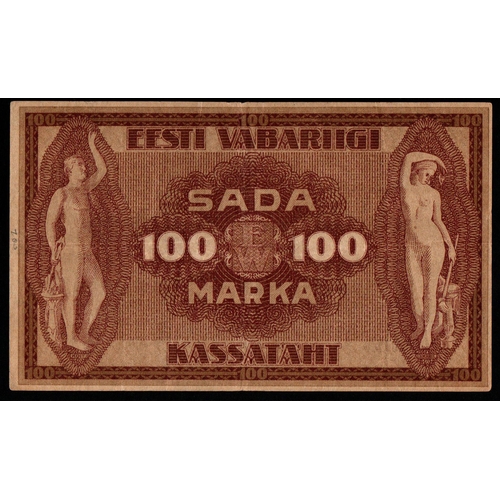 760 - Estonia, 100 Marka, 1919 year, Seeria III, 00909746