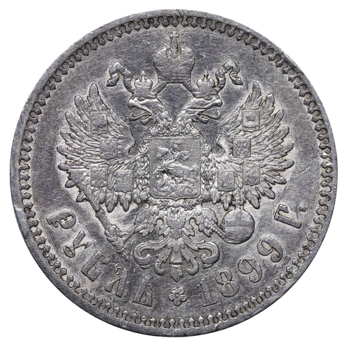 82 - Russian Empire, Emperor Nicholas II (1894-1917), 1 rouble, 1899 year, Silver, 20 gr, Y#59.3, bitkin ... 